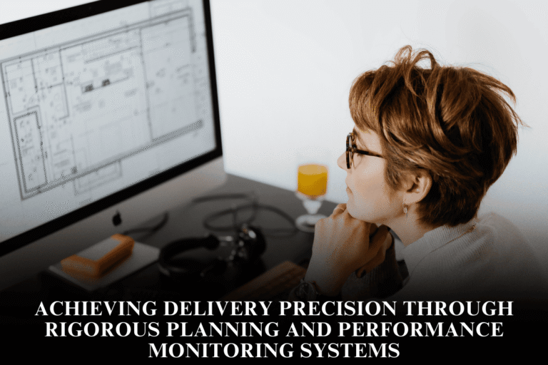 Achieving delivery precision through rigorous planning and performance monitoring systems