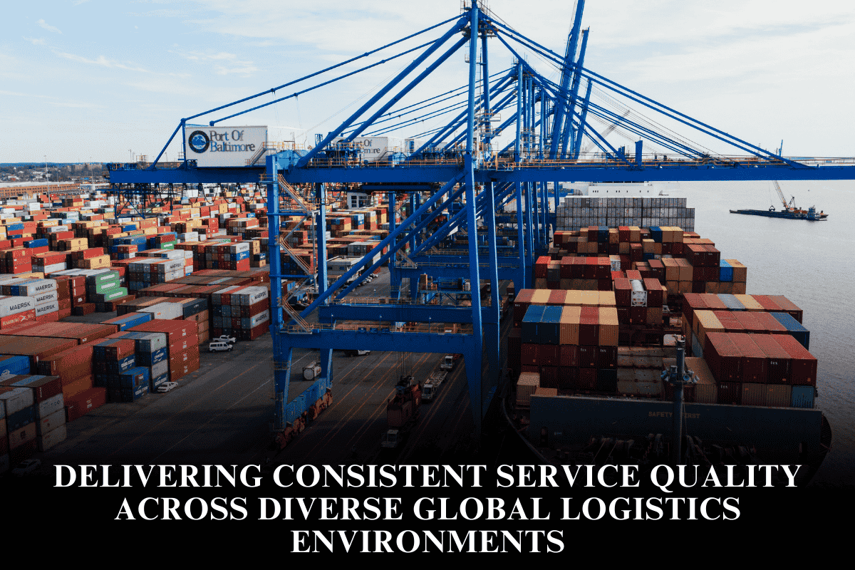Delivering consistent service quality across diverse global logistics environments