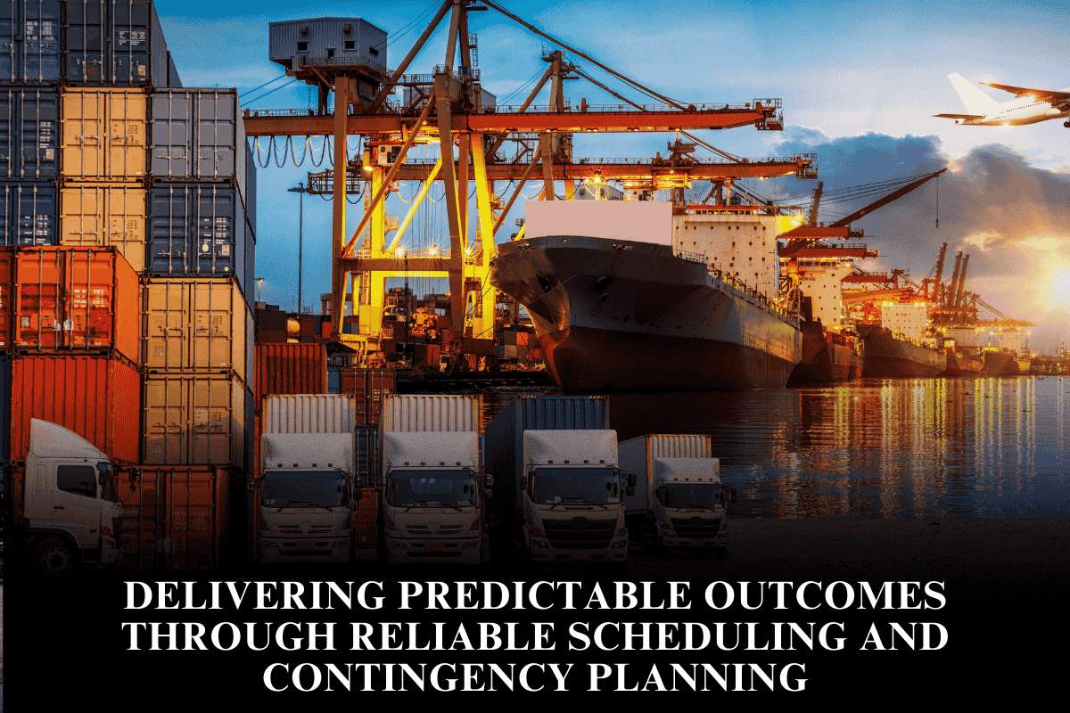 Delivering predictable outcomes through reliable scheduling and contingency planning