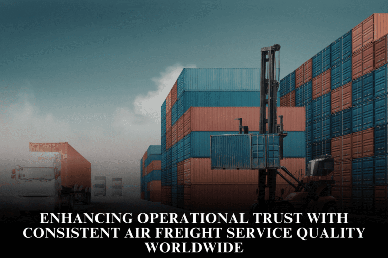 Enhancing operational trust with consistent air freight service quality worldwide