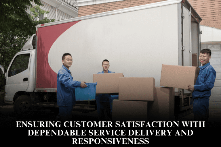 Ensuring customer satisfaction with dependable service delivery and responsiveness