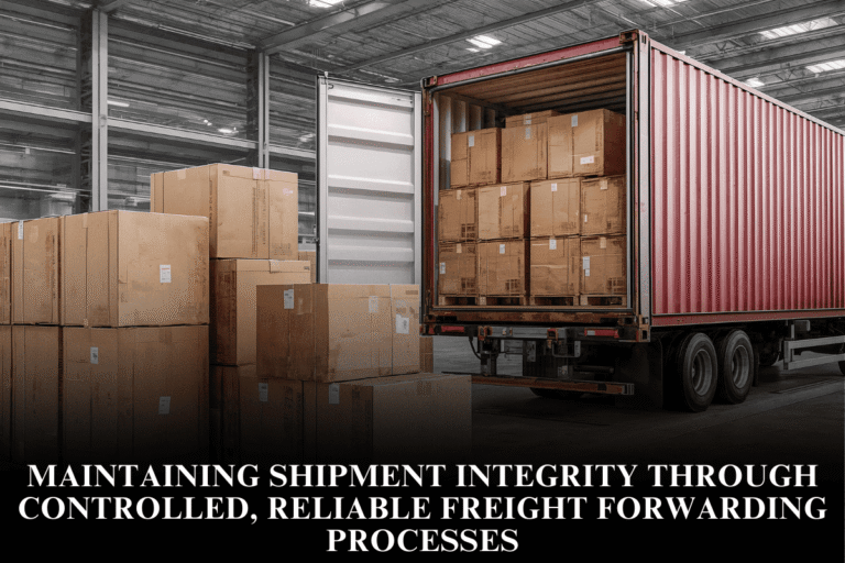 Maintaining shipment integrity through controlled, reliable freight forwarding processes
