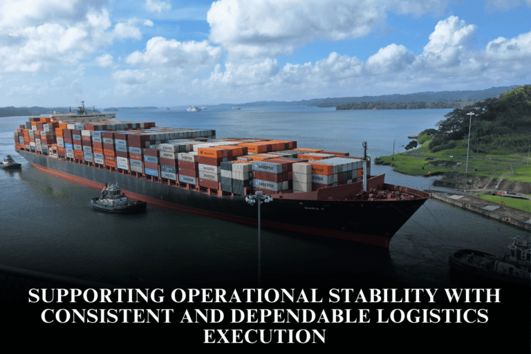 Supporting operational stability with consistent and dependable logistics execution
