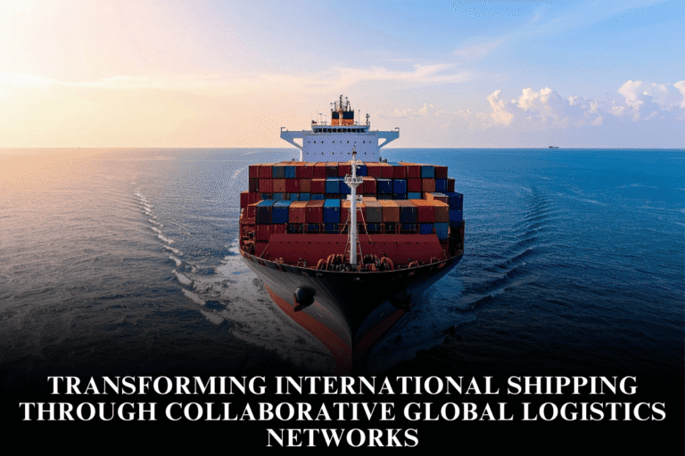 Transforming international shipping through collaborative global logistics networks